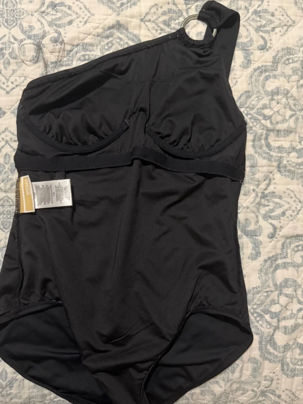 Michael Kors one piece black swimsuit
